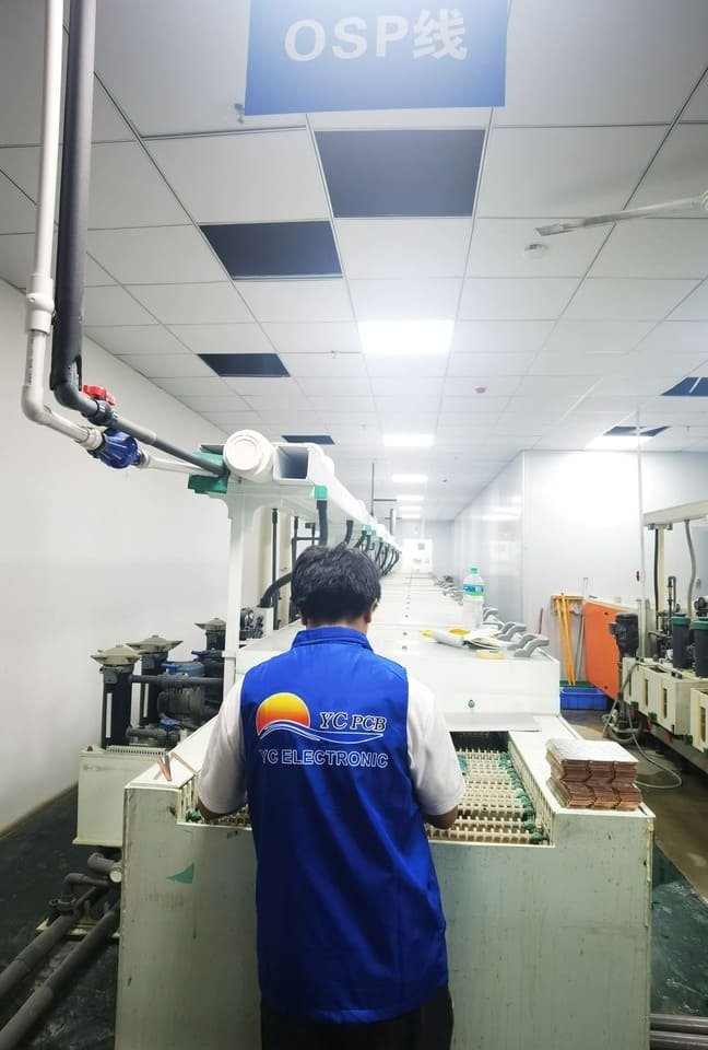 OSP surface finish production line for PCB copper protection