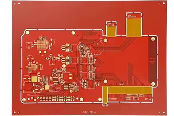 red solder mask PCB product sample