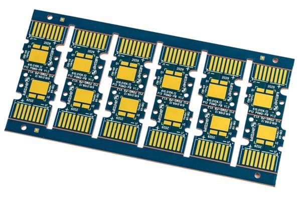 Copper thermal pad and LED contact detail for thermoelectric separation PCB design review