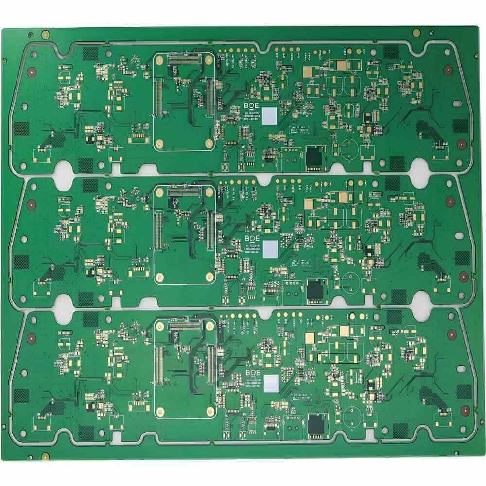 communication series 4 layer FR4 PCB with green solder mask and ENIG pads