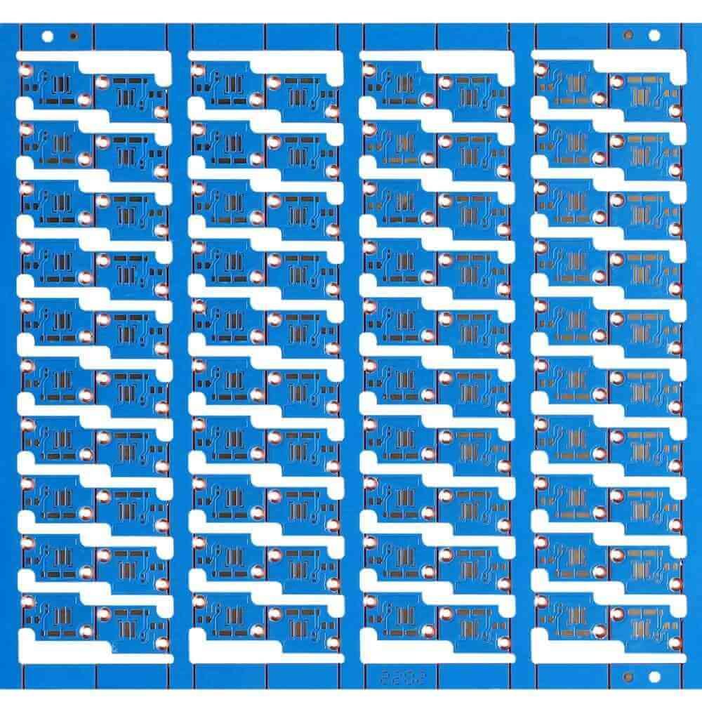 blue solder mask PCB product sample