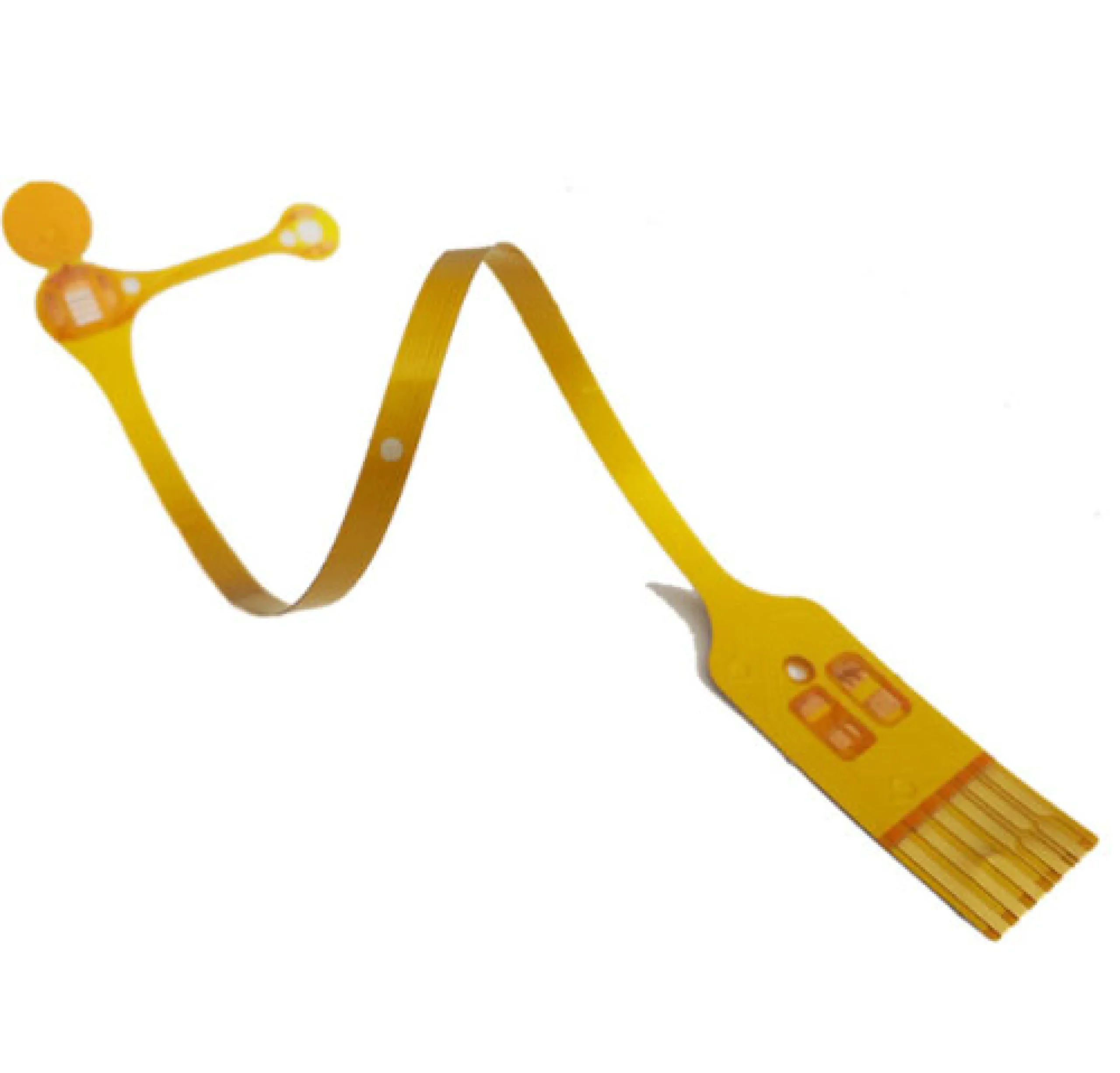 Double-layer flexible PCB and FPC board with bendable circuit routing