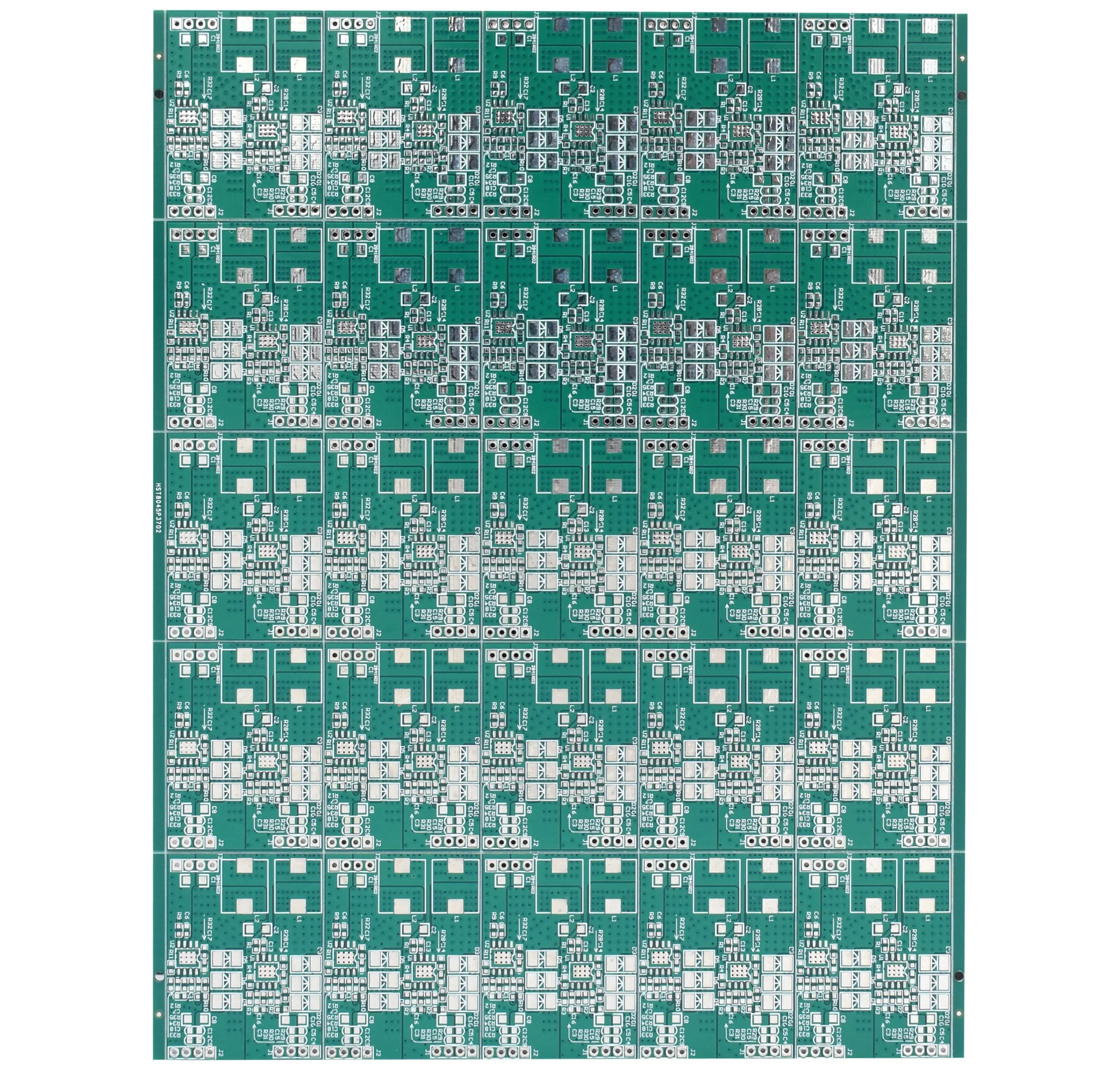Two layer FR4 PCB for industrial control and driver board applications