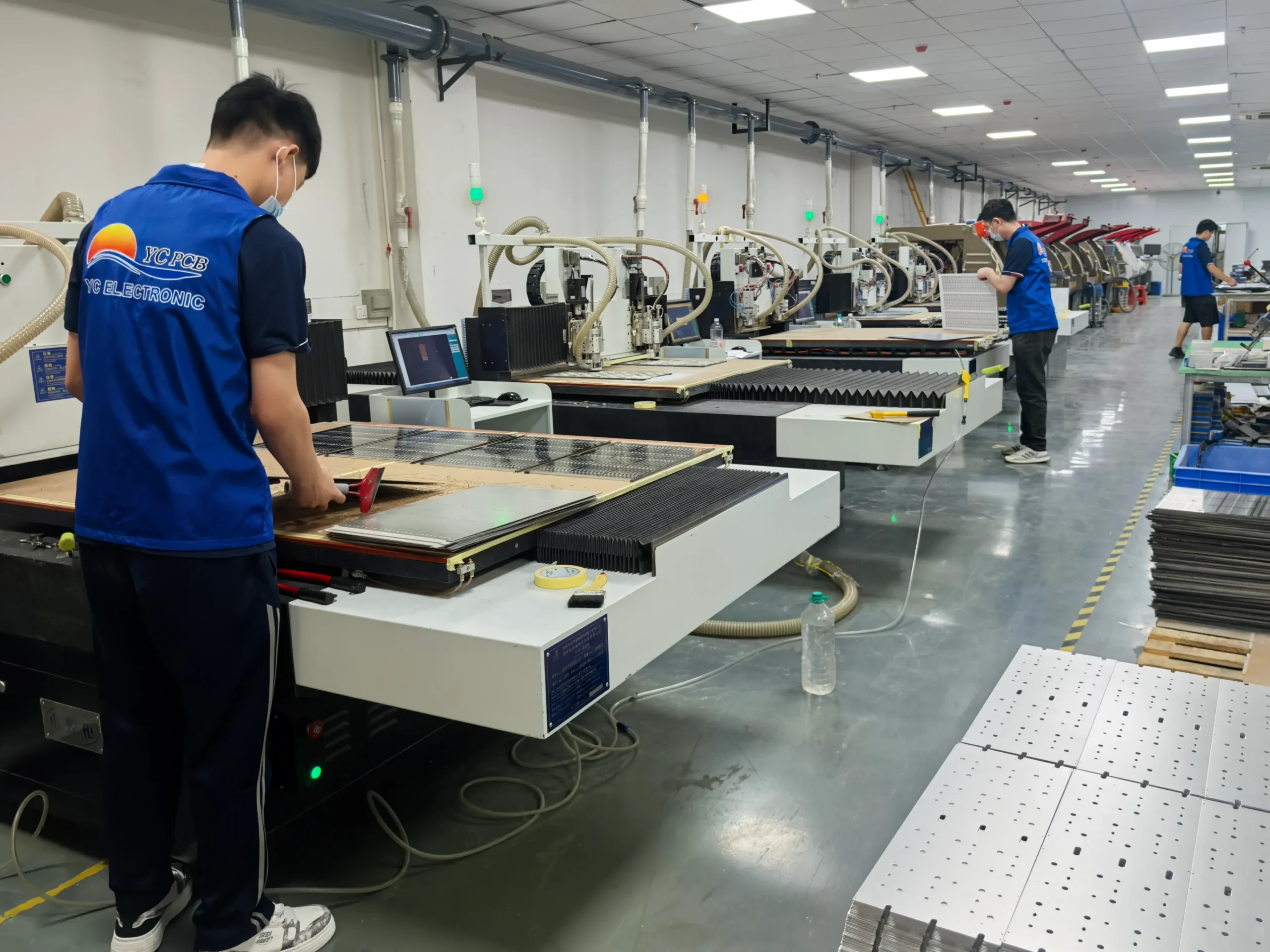 CNC routing machine for PCB outline and mechanical processing