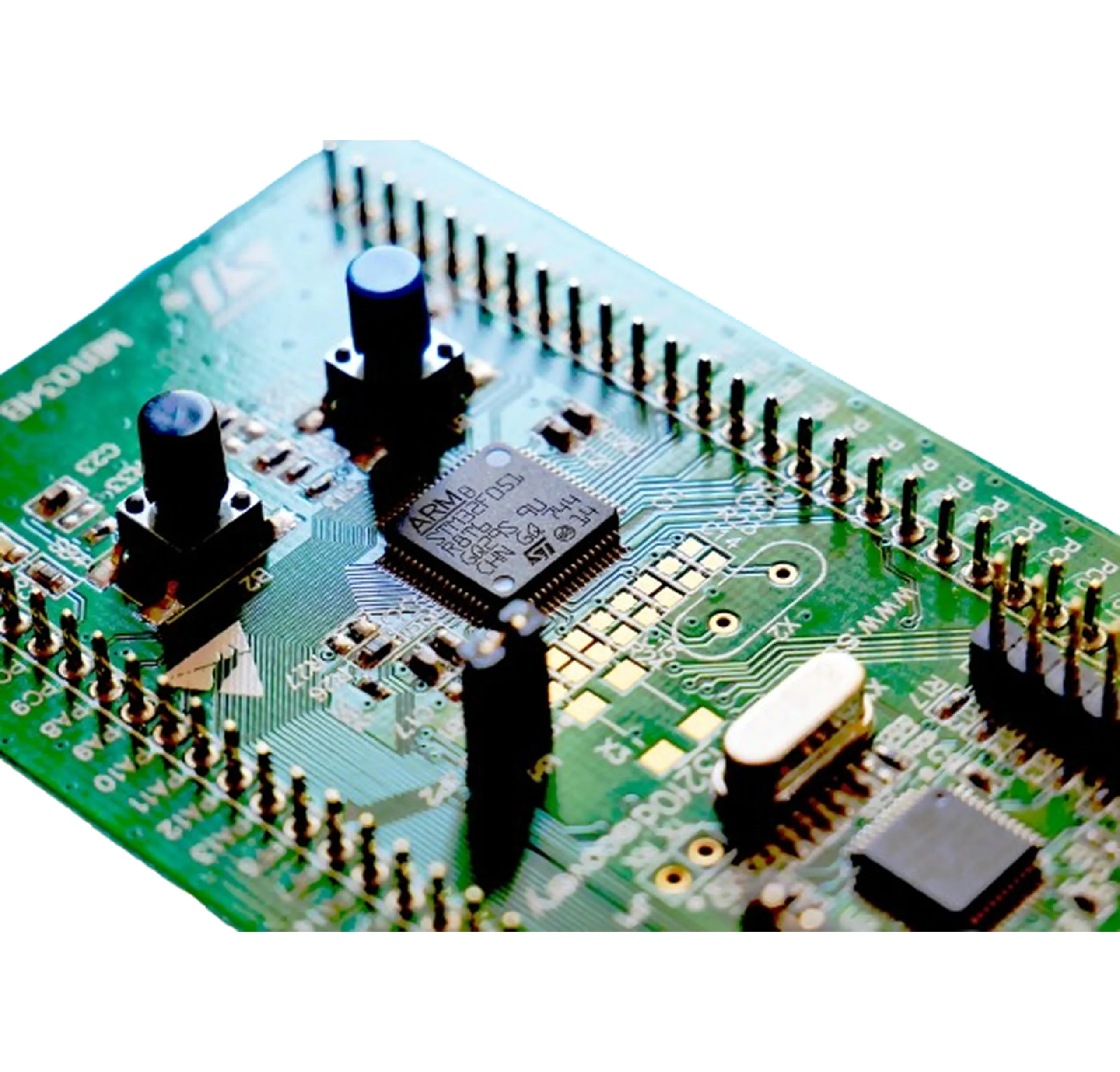 custom SMT and through hole PCBA for relay connector and industrial control applications