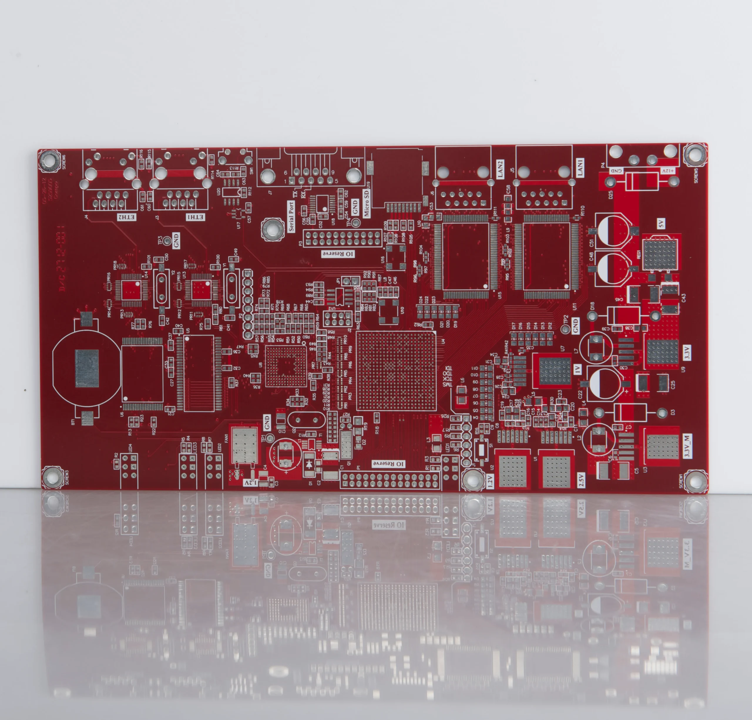 heavy copper multilayer PCB with 8oz copper power routing areas