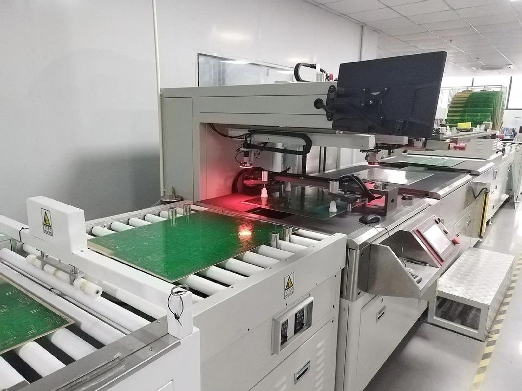 Automatic solder paste and stencil printing equipment for SMT assembly