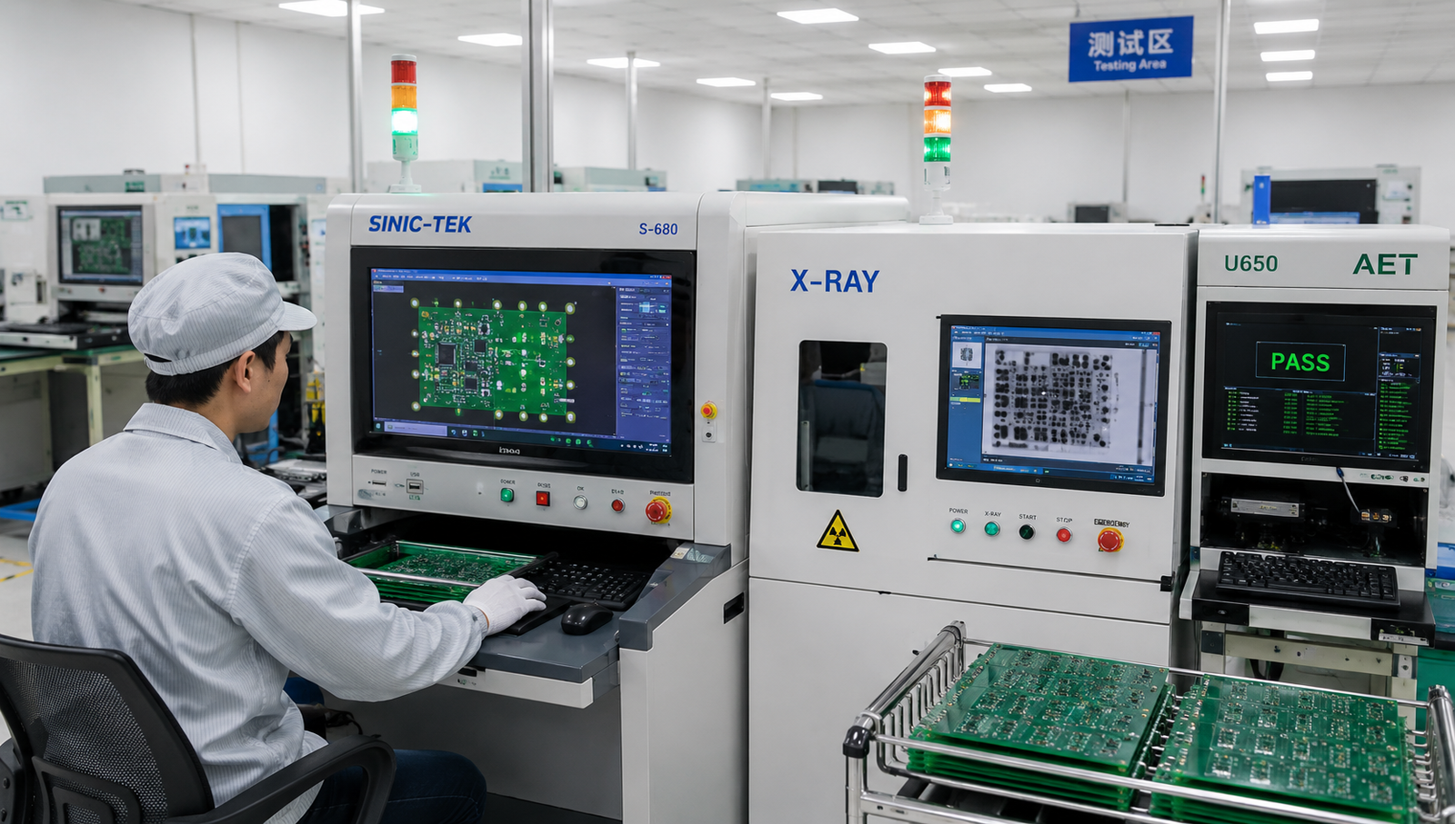 industrial automation PCB project from fabrication to tested assembly